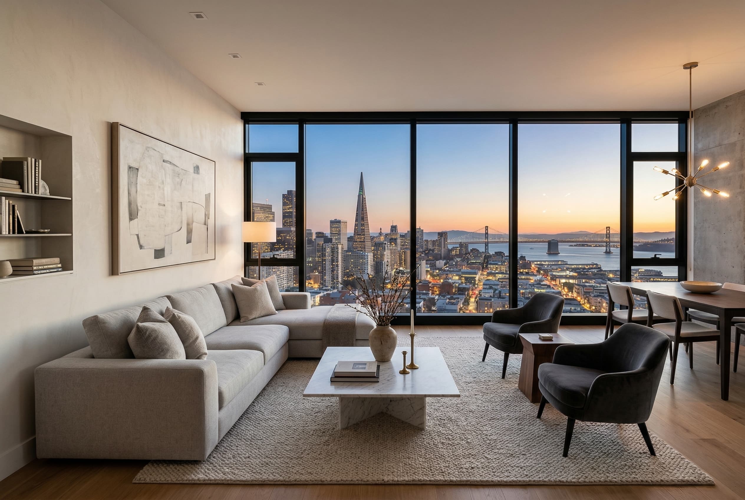 Modern apartment interior with renters insurance coverage