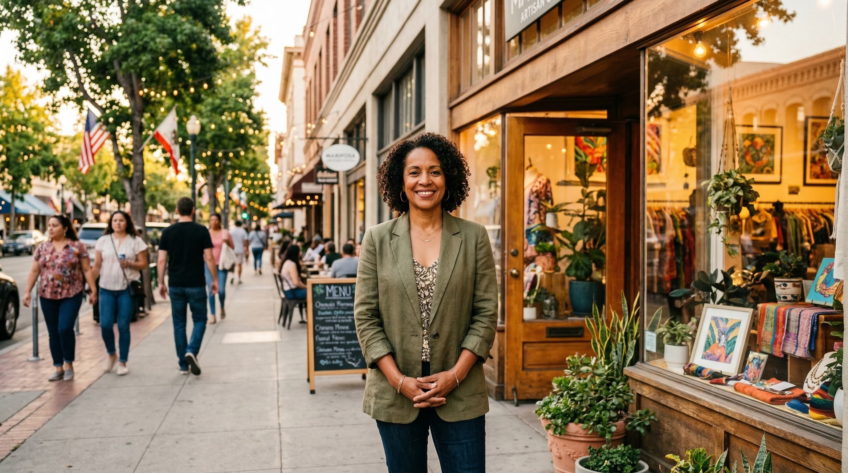 Business owner protected by commercial insurance