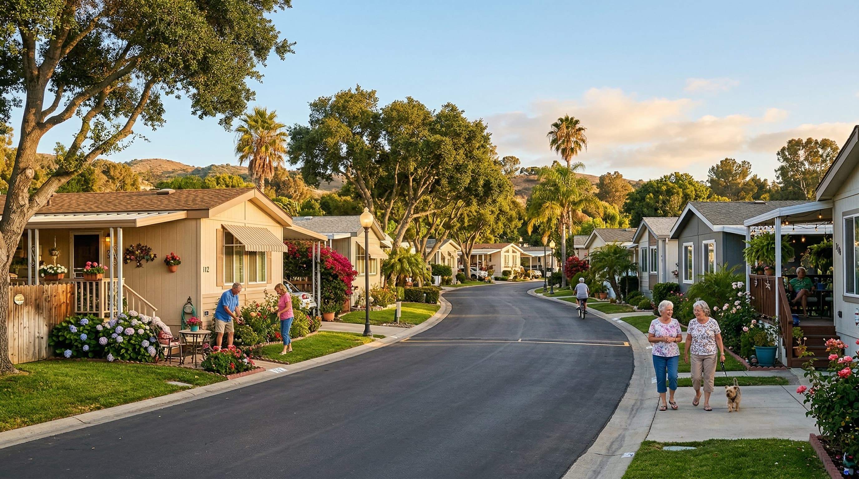 Mobile home with manufactured housing insurance